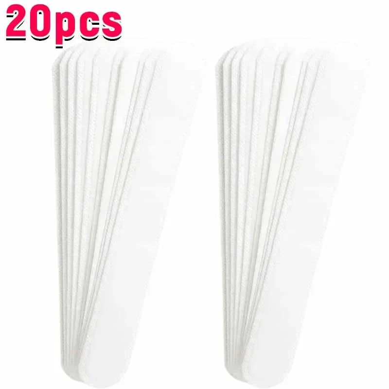 40PCS Hat Sweat Absorber Stickers – Summer Cap Liner Bands, Adhesive Sweatband Strips for Visor Hats Size Reduction