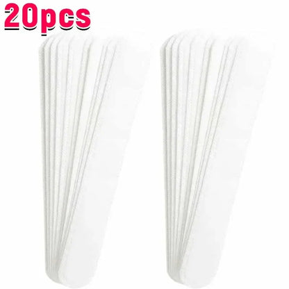 40PCS Hat Sweat Absorber Stickers – Summer Cap Liner Bands, Adhesive Sweatband Strips for Visor Hats Size Reduction
