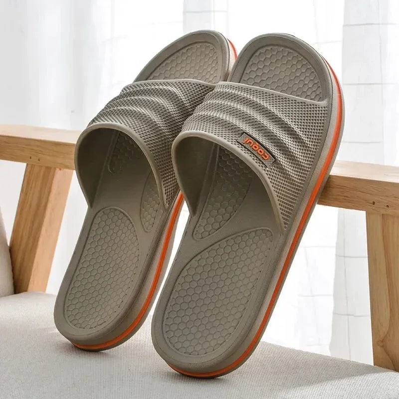 Men’s EVA Bathroom Slippers – Comfortable Non-Slip Soft Sole Indoor Summer Home Slide Sandals for Daily Wear