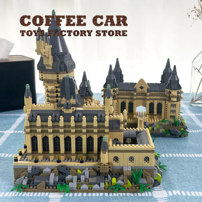Creative Magic School Diamond Bricks Set — Medieval Castle MOC Building Blocks DIY Toy for Kids & Adults, Perfect Christmas Gift