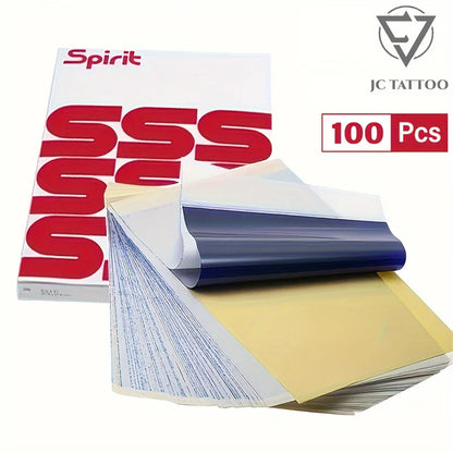 JC TATTOO A4 Size Transfer Paper – Thermal Tattoo Stencil Copy Paper for Transfer Machines