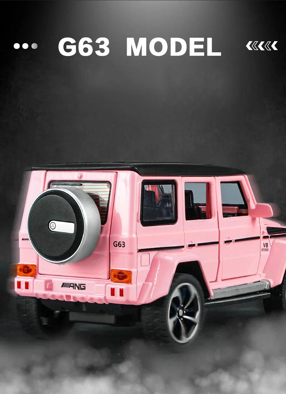 1:32 Mercedes Benz G63 Diecast Model Car with Sound & Light – Off-road SUV Miniature Alloy Toy Gift for Boyfriend