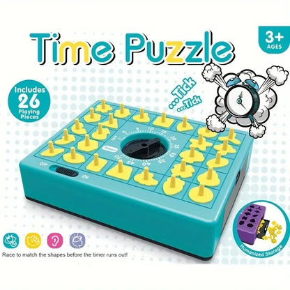 Timing Puzzle Game – Exciting Finger Shape Matching Board with Pop-Up Mechanism, Educational Concentration Game
