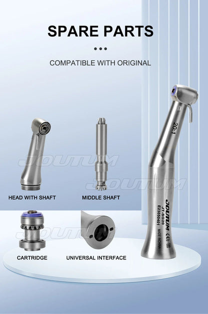 Dental 20:1 Implant Contra Angle Handpiece – Slow Speed for E-Type Micromotor, Compatible with Dental Implants