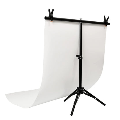 55x120cm Solid Matte White PVC Photo Background – Anti-Wrinkle, Waterproof Backdrop for Photography and Subject Shooting