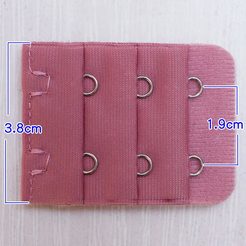 3.8cm 2-Hook Bra Extender Clip – Adjustable Back Belt Buckle for Women’s Underwear & Soft Bra Extension