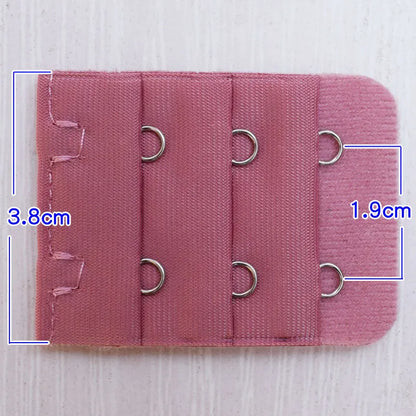 3.8cm 2-Hook Bra Extender Clip – Adjustable Back Belt Buckle for Women’s Underwear & Soft Bra Extension