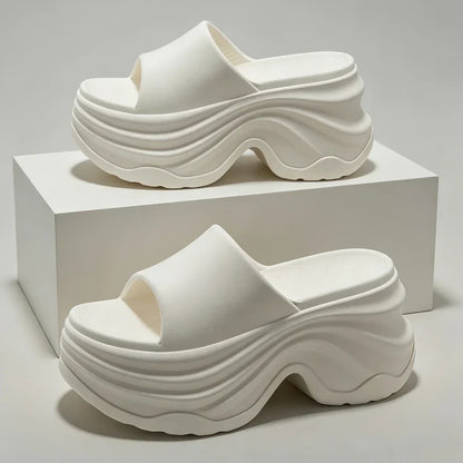 Women's Platform EVA Sandals - Thick Sole Anti-Slip High-Heel Slippers