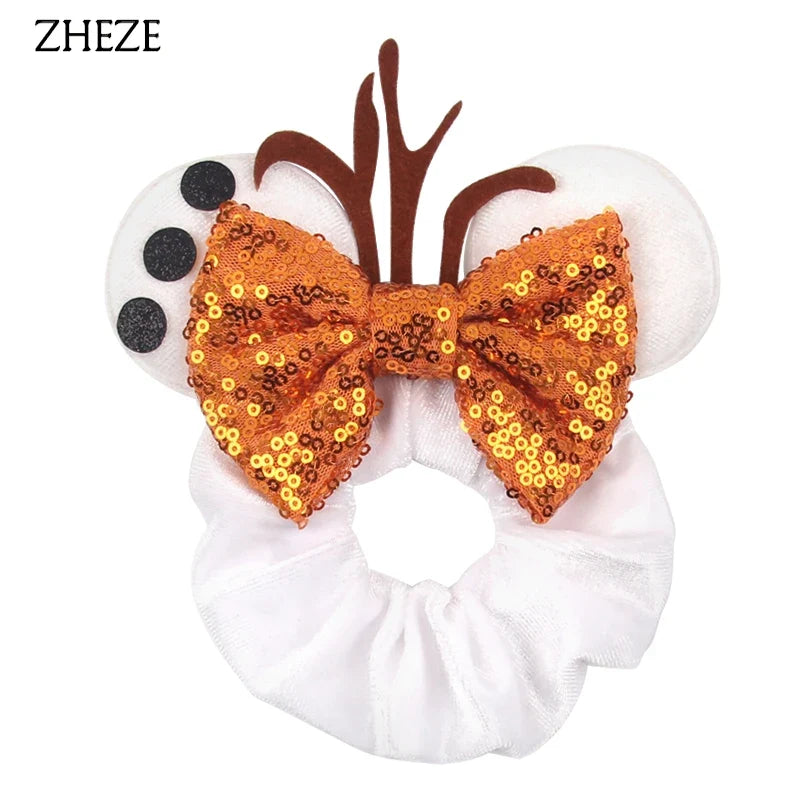 Velvet Mouse Scrunchies - Cute Elastic Ponytail Holders & Hair Accessories for Girls