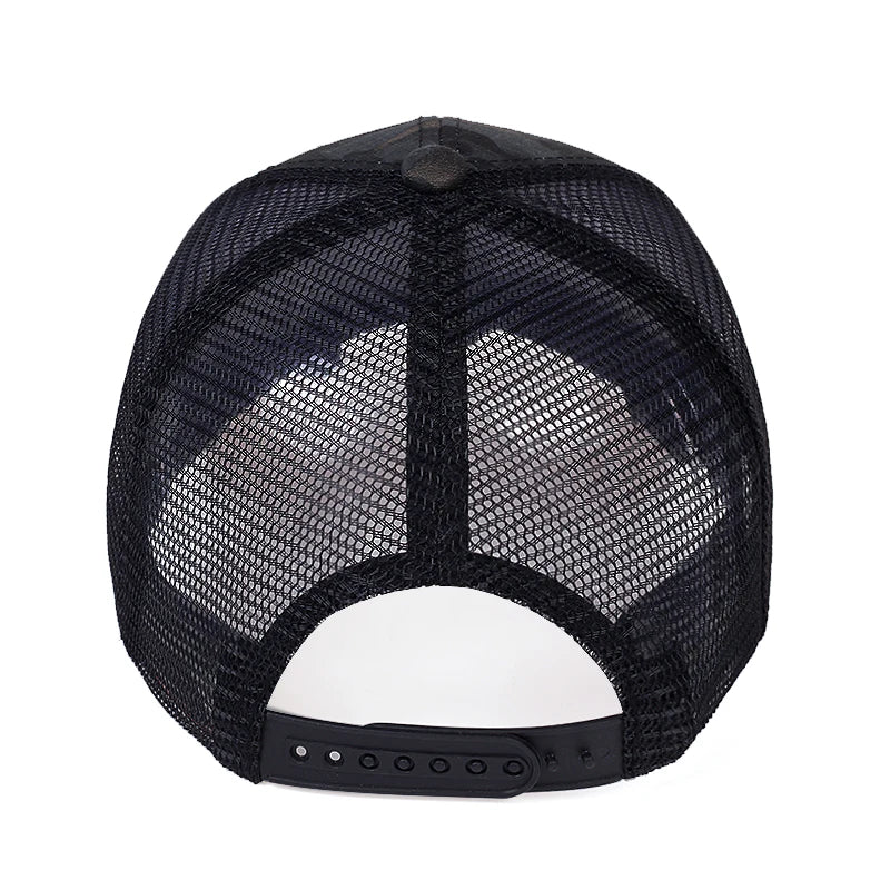 Mesh Summer Trucker Hat - Adjustable Camouflage Tactical Baseball Cap for Men & Women