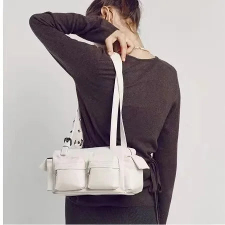 SAMO ONDOH South Korean Shoulder Bag — Hong Eun-Chae & Song Yuqi Inspired Motorcycle Underarm Bag