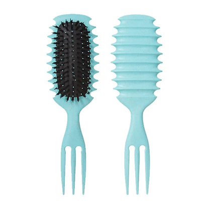 Candy Brush Curly Hair Styling – Nylon Bristle Detangling & Volumizing Comb for All Hair Types