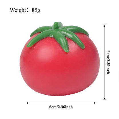 Tomato Squishy Stress Ball – Soft Fidget Sensory Toy for Kids & Adults, Slow Rebound Squeeze Toy