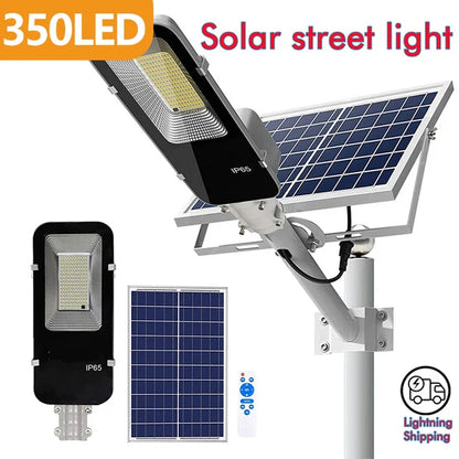 200W Outdoor Solar Street Light — Powerful 6000mAh Waterproof LED, Automatic Dusk-to-Dawn for Garage & Garden