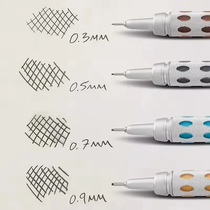 Pentel Graphgear 1000 Mechanical Pencil PG1000 – Low Center of Gravity Precision Drafting Pencil 0.3/0.5/0.7/0.9mm Art & Drawing Tool