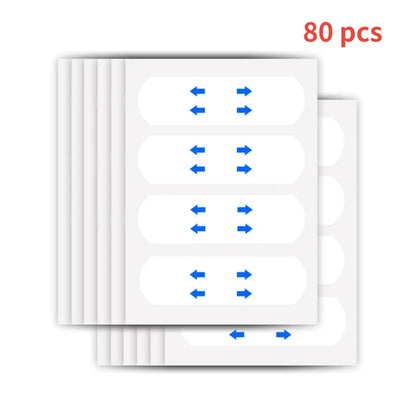 40-120PCS V-Shape Face Lifting Tape — Invisible Transparent Adhesive Patches for Wrinkle & Sagging Skin Repair