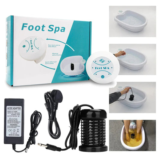 Detox Ionic Foot Spa Bath Machine – Massage & Detoxification, Relieves Fatigue, Promotes Health & Vitality