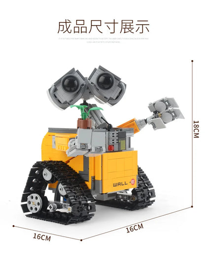 Robot Mobilization Lego-Compatible Puzzle Building Blocks – Wall-E Assembly Model Toy for Kids & Gifts