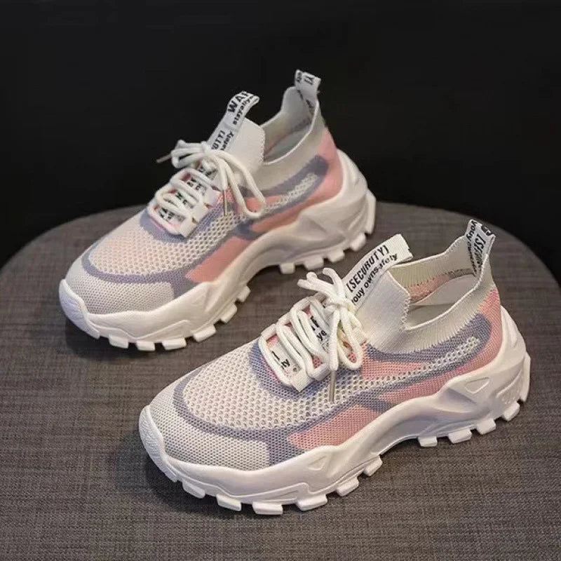 2025 Women’s Ultra-Light Running Shoes – Spring Mesh Non-Slip Breathable Soft-Soled Sports & Casual Shoes