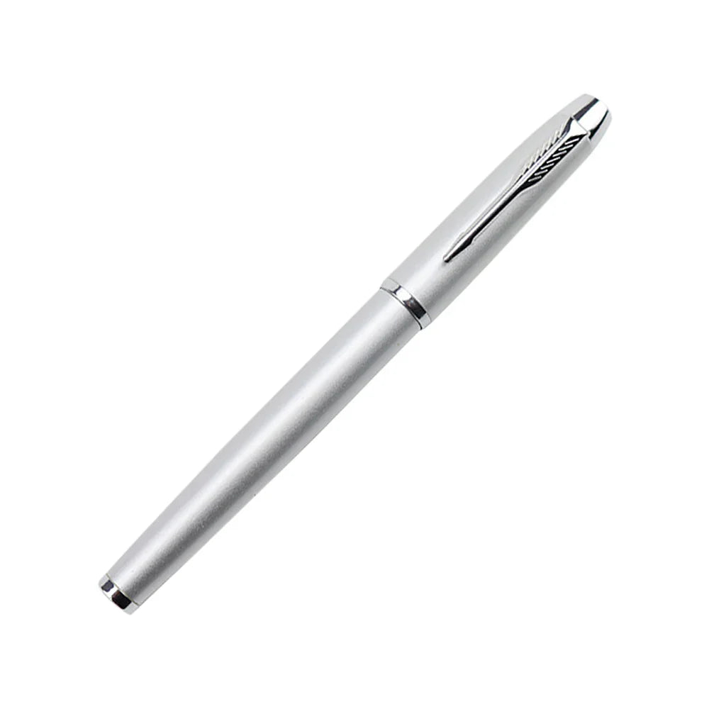 Luxury Stainless Steel Rollerball Signature Pen – Business & Office Ballpoint Pen for Students & School Supplies