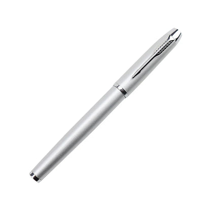 Luxury Stainless Steel Rollerball Signature Pen – Business & Office Ballpoint Pen for Students & School Supplies