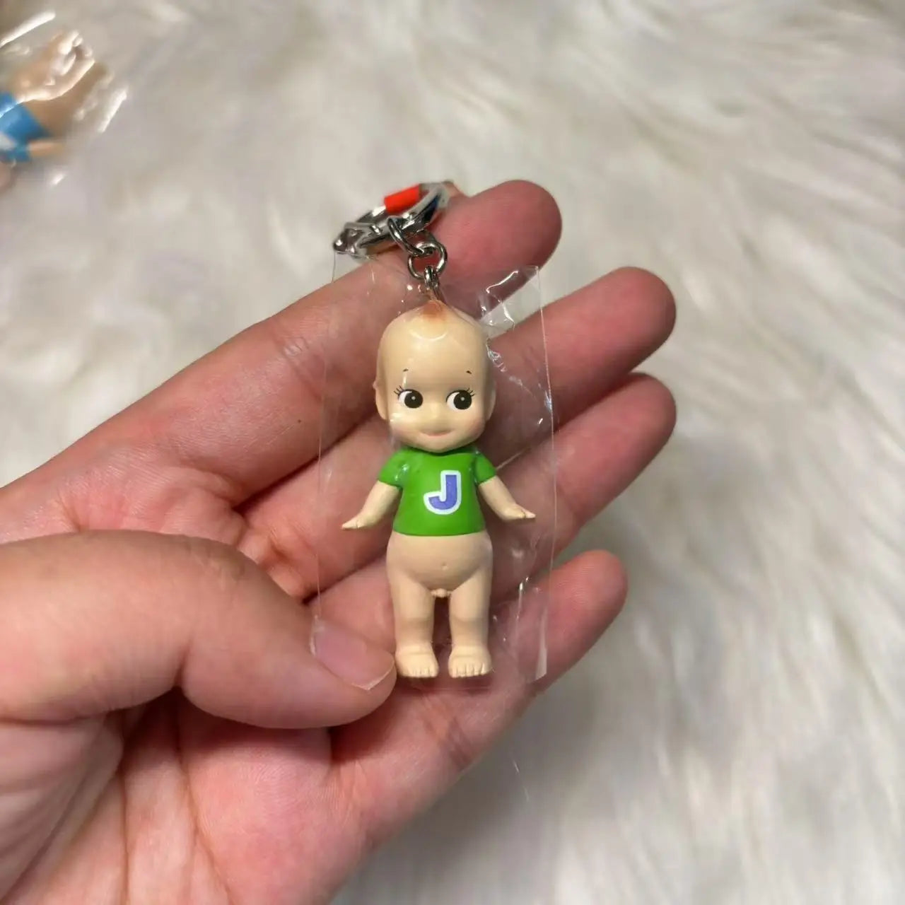 Sonny Angel Mini Figure – Letter Series Alphabet Keychain, No Box or Bag