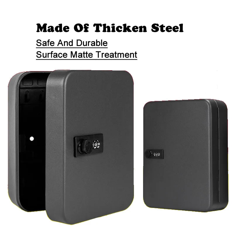Password Key Lock Box — Multi-Key Safe Organizer for Home, Office, Car, and Factory Use