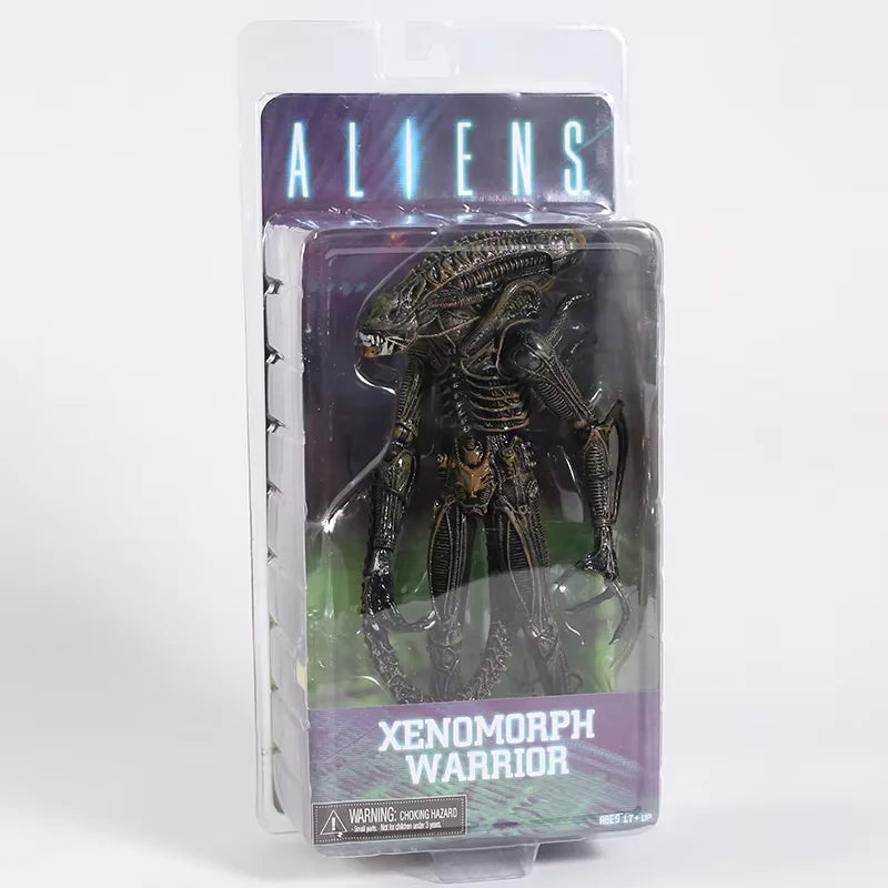 NECA Grid Warrior Xenomorph Action Figure – Alien vs Predator Collectible Toy Gift