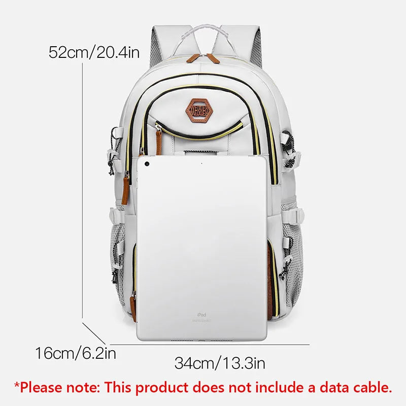 Outdoor Travel Backpack – Large Capacity Sports & Camping Knapsack for Men & Women, Laptop Bag with Shoes Pocket