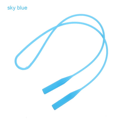 Silicone Eyeglasses Strap - Elastic Anti-Slip Sports Band, Sunglasses Chain & Cord Holder String Ropes