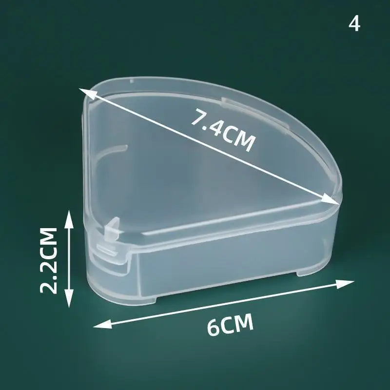 Mini Rectangular Plastic Storage Box – Translucent, Dustproof Jewelry & Small Item Container