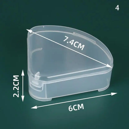 Mini Rectangular Plastic Storage Box – Translucent, Dustproof Jewelry & Small Item Container