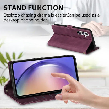 Wallet Card Slot Flip Leather Case for Samsung Galaxy A05s A07 A13 A14 A15 A16 A17 A26 A34 A35 A36 A52 A53 A54 A55 A56 A71 - Protective Phone Cover