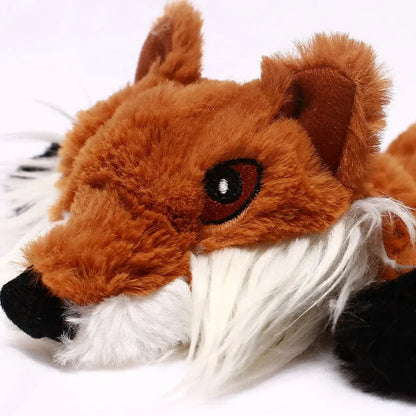 5-Pack Stuffingless Dog Toys – Funny Animal Plush Chew Toys with Squeakers & Crinkle for Dogs
