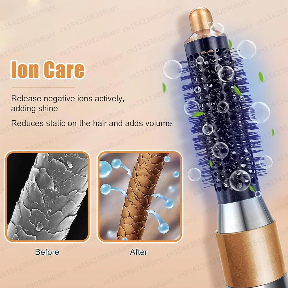 Hair Styler Nozzle for Dyson Airwrap HS01/HS05 – Multi Hair Curler & Smoothing Brush Accessory