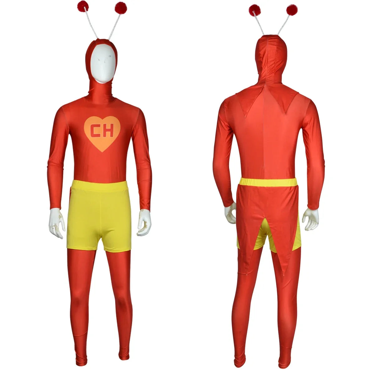 Comedian Bee Cosplay Costume - Mexican Chespirito Jumpsuit & Shorts Halloween Party Outfit