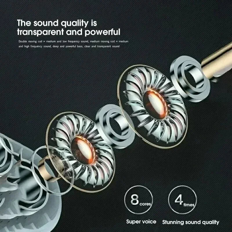 Pro 4 TWS Wireless Earbuds – Bluetooth 5.0 Waterproof Headphones with Mic for iOS, Android, PC & Gaming