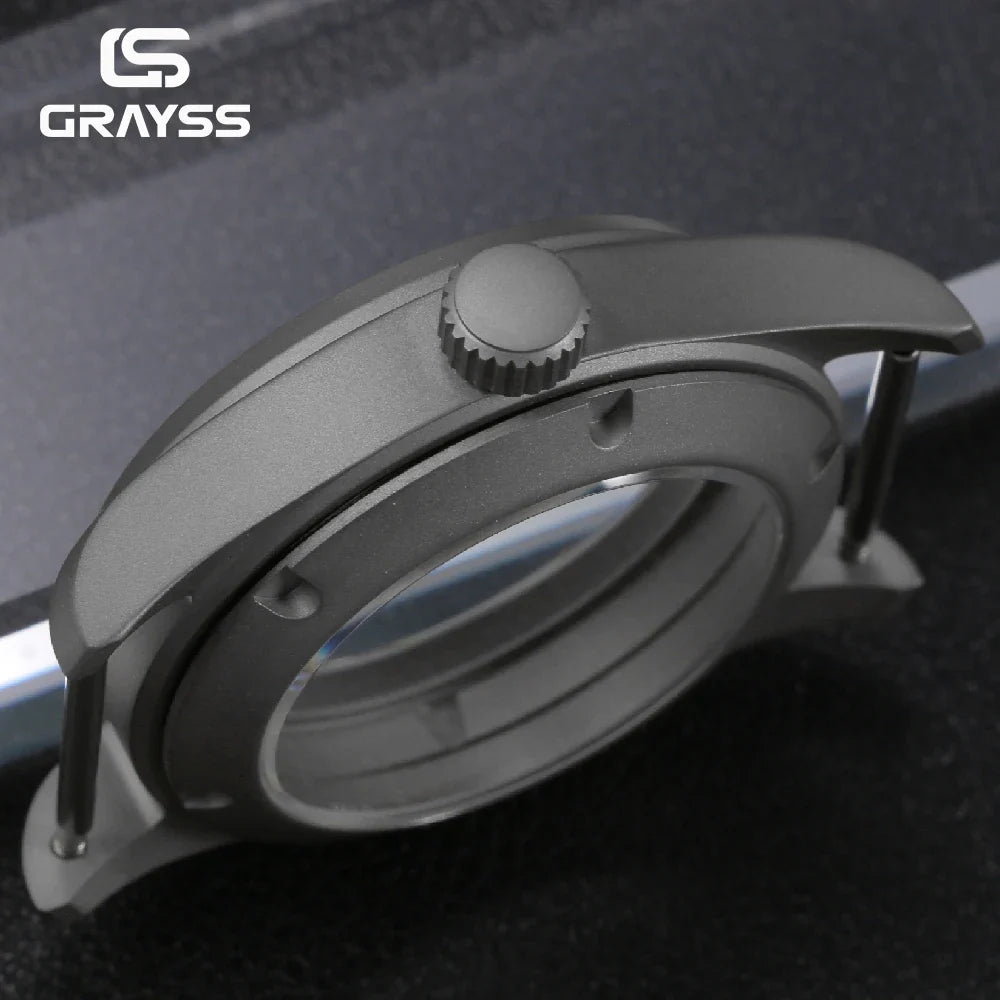 T2 Titanium & Steel Diving Watch Case - 20BAR Waterproof NH34 NH35 NH38 NH70 Watch Parts