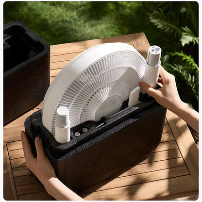 MIJIA DC Inverter Floor Fan Pro - Smart Ultra-Thin Retractable Standing Fan with 100 Airflow Settings