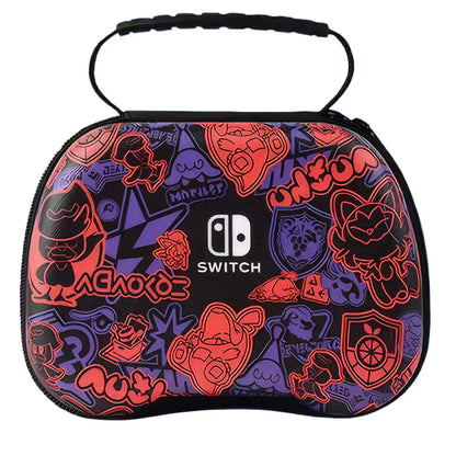 Carrying Case for Xbox ONE S/X - EVA Portable Storage Bag with Handle, Shockproof Protective Case for PS5/PS4/PS3 & NS Switch Pro