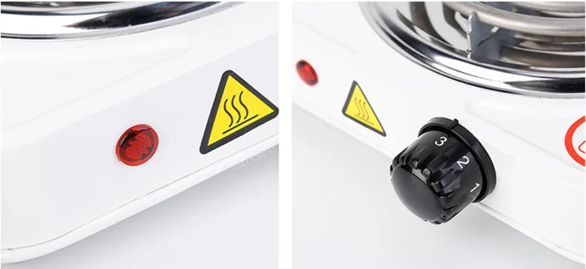 220V 500W Electric Hot Plate Stove – Portable Iron Burner Coffee Heater for Home Kitchen, EU Plug