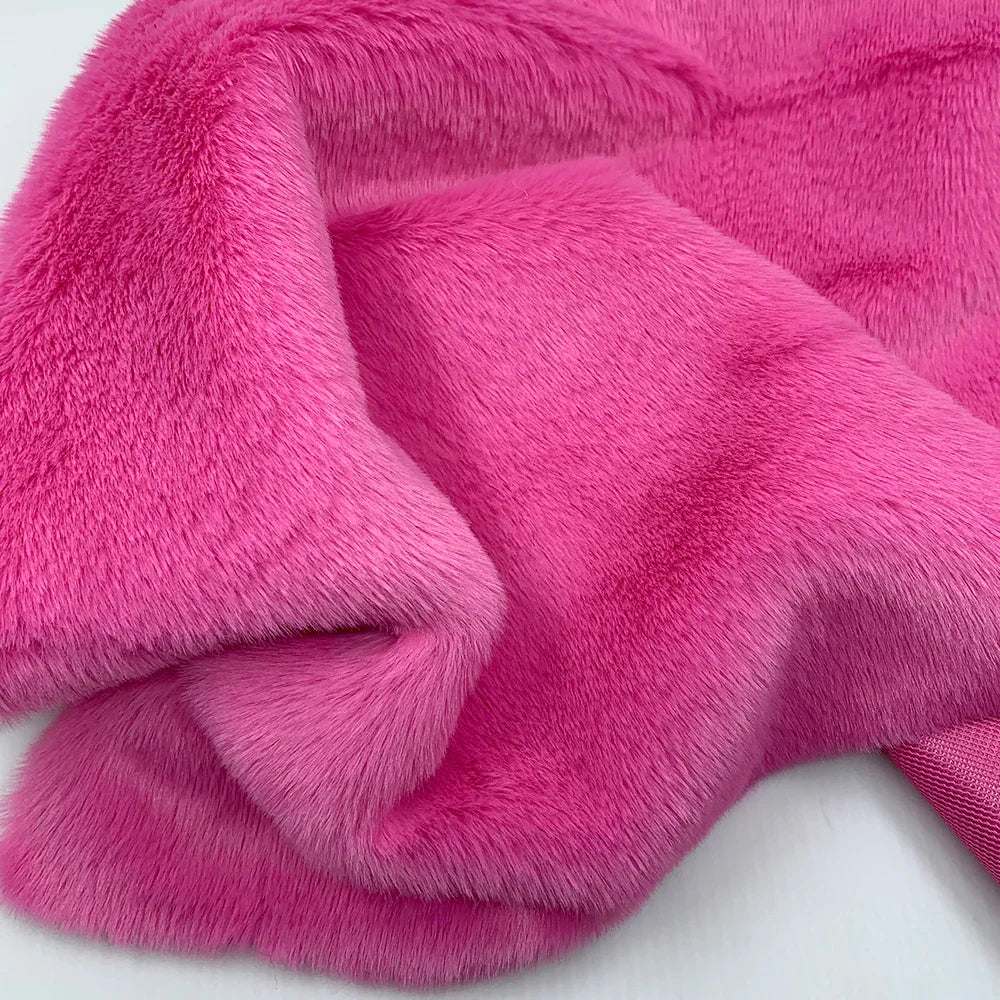 Sewbato Super Soft Artificial Rabbit Fur Fabric – 50x50cm Plush DIY Garment & Craft Material