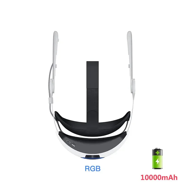 Head Strap with Battery for Meta/Oculus Quest 2 — Adjustable Comfortable Elite VR Strap to Extend Playtime