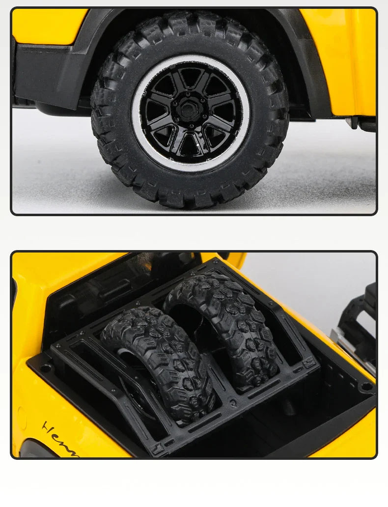 1:32 Dodge RAM 1000 TRX Mammoth Alloy Model Truck — Pull-Back with Sound & Light | Kids’ Collectible Birthday Gift