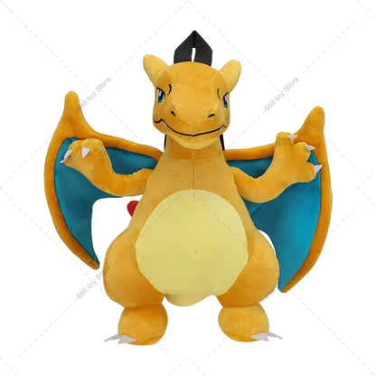Pokémon Plush Backpack — Mimikyu, Eevee, Mew, Charmander, Gengar, Charizard, Piplup School Bag Gift for Kids & Adults