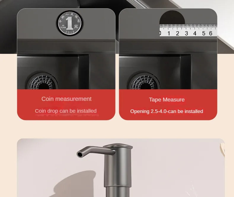 Kitchen Sink Soap Dispenser — Detergent & Hand Soap Presser, Extender Pump for Kitchen Accessories
