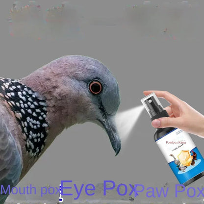 100ml Poultry Skin Care Solution - For Pigeon, Chicken, Duck & Goose Skin Blemishes