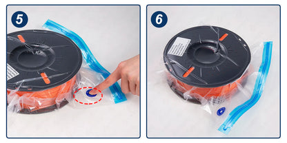 3D Printer Filament Storage Vacuum Bag – Humidity Resistant Sealing Bag for PLA, ABS, PETG Filament Drying