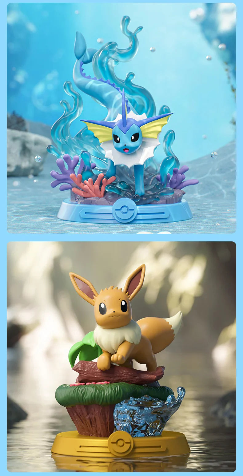 Anime Pokémon Funism Adventure Eevee Family Blind Box – Jolteon & Sylveon Action Figure Toy Gift