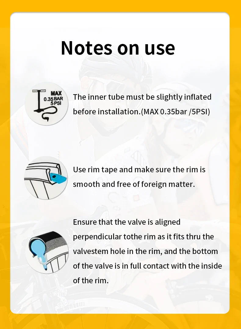 GUSTAVO Ultralight TPU Road Bike Inner Tube – 700x18-28C with 45/65/85mm Valve, 24g